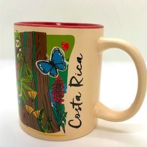Coffee Mug Costa Rica Pura Vida Decorated with Local Fauna